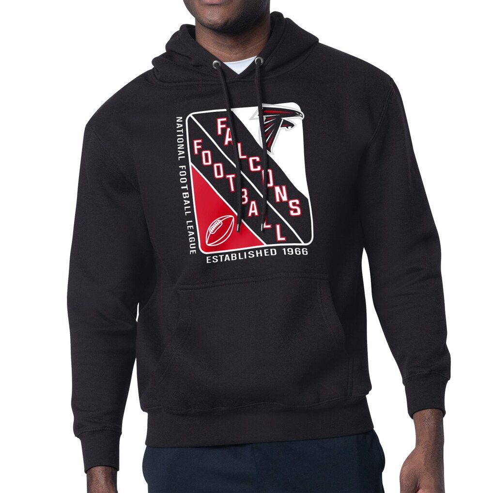 Men 2026 NFL Atlanta Falcons black Hoodie hooded style 03